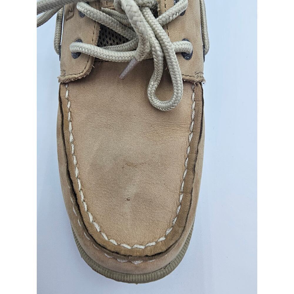 Sperry Girl's Size 1M Intrepid Tan Boat Shoes - Picture 4 of 11